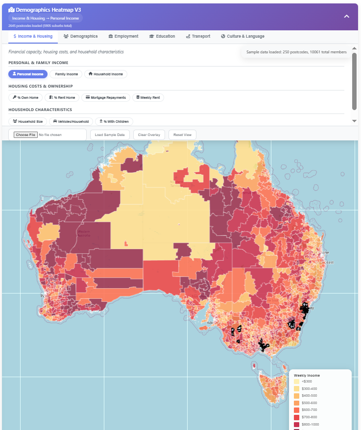 Demographic Heatmap